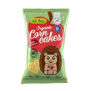 Snacksuri din porumb cu mere si scortisoara Lil Ones, de la 10 luni, 30 g