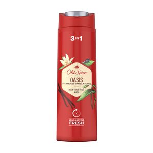 Gel de dus 3 in 1 Old Spice Oasis, 400 ml