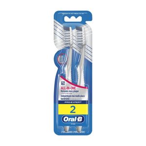 Periute de dinti Oral-B Pro Expert AIO Mediu, 2 bucati