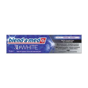 Pasta de dinti Blend-a-Med 3D White cu carbune, 75 ml