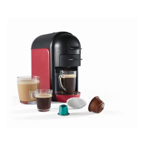 Espressor capsule 3 in 1 Qilive Q.5720, compatibil cu capsule Tassimo, Nesspreso si Dolce Gusto, rosu