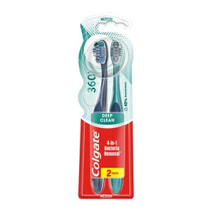 Periuta de dinti Colgate 360 Medium 1+1 extra