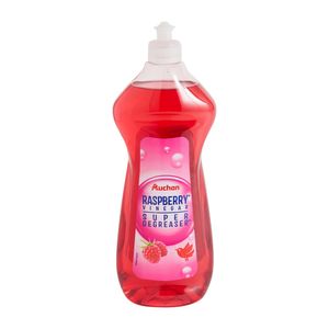 Detergent de vase lichid Auchan, parfum de zmeura, 750 ml
