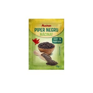Piper negru macinat Auchan 15 g