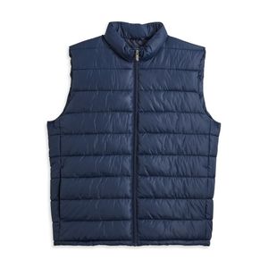 Vesta barbati InExtenso, cu fermoar si buzunare, bleumarin, marime 3XL