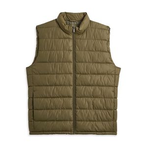 Vesta barbati InExtenso, cu fermoar si buzunare, verde kaki, marime 3XL