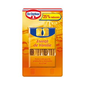 Pachet esenta de vanilie Dr. Oetker, 4 x 2 ml