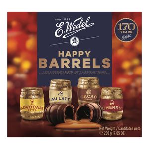 Praline E. Wedel Happy Barrels, 200 g