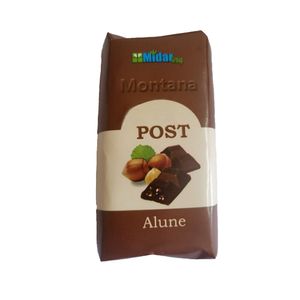 Tableta ciocolata de post cu alune Montana, 50 g