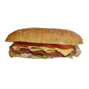 Sandwich cu salam de sibiu si cascaval, 250 g