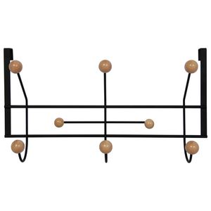 Cuier pentru usa Actuel, 8 agatatori, metal, 40 x 22 x 12 cm