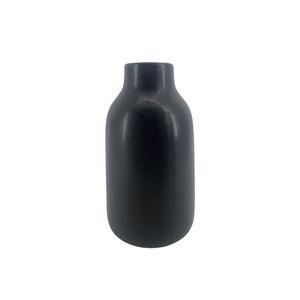 Vaza Actuel, ceramica, 2.5 x 12.5 x 23 cm, negru