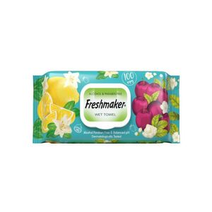 Servetele umede Freshmaker cu parfum de lamaie si cirese, 100 bucati