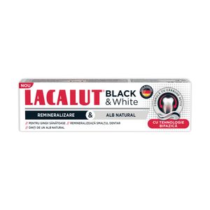 Pasta de dinti Lacalut Black & White, 75 ml