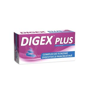 Digex Plus, 2 blistere, 10 comprimate