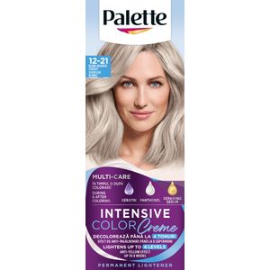 Decolorant de par Palette Intensive Color Creme, 115 ml, 12-21 Blond Argintiu Cenusiu