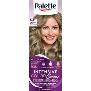 Vopsea de par permanenta Palette Intensive Color Creme, 110 ml, 8-21 Blond Cenusiu Deschis