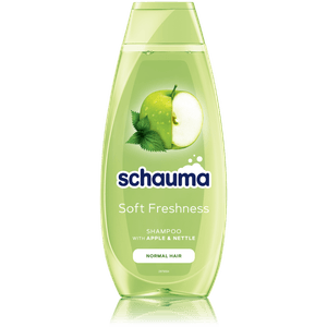 Sampon de par Schauma Soft Freshness cu extract de mar verde si urzica, 400 ml