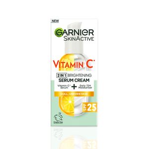 Ser cremos pentru ten Garnier Skin Active Vitamin C, efect de iluminare, 50 ml