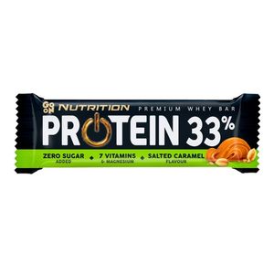 Baton cu proteine Go On Nutricion Protein 33% Salt Caramel, 50 g