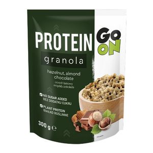 Cereale integrale cu ciocolata si fructe in coaja lemnoasa Go On Protein Granola, 300 g