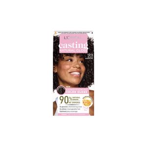 Vopsea de par L'Oreal Casting Natural Gloss, 123 Black Ganache, 180 ml