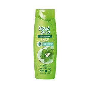 Sampon de par Wash & Go cu extract de urzica, 360 ml