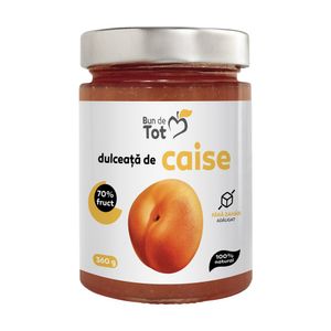 Dulceata de caise Bun De Tot, fara zahar, 360 g