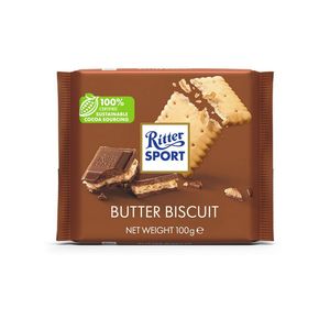 Ciocolata cu biscuiti intregi Ritter Sport, 100 g