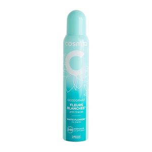 Deodorant spray Cosmia cu flori albe, 200 ml