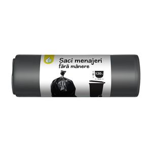 Saci menajeri Pouce, fara manere, 120 l, 10 bucati, negru