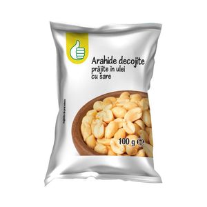 Arahide decojite Pouce, prajite si sarate, 100 g