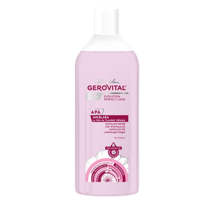 Apa micelara cu ulei de trandafir Gerovital, 400 ml