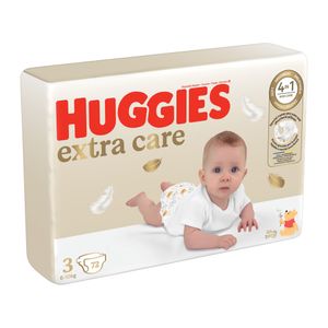 Scutece Huggies Extra Care, marimea 3, 6-10 kg, 72 bucati
