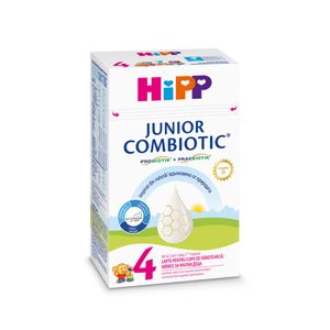 Lapte praf formula de crestere Hipp Junior Combiotic 4, de la 2 ani, 500 g