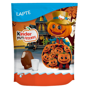 Bomboane cu lapte Kinder Mini Friends, 122 g