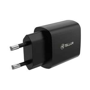 Incarcator ultra rapid Tellur, 20W, USB-C, negru