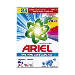 Detergent pudra Ariel Touch of Lenor Fresh, 45 spalari