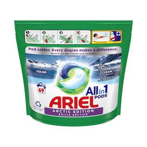 Detergent capsule Ariel Allin1 Arctic Edition, 69 spalari