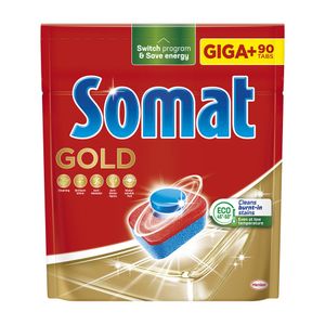 Detergent capsule pentru masina de spalat vase Somat Gold, 90 spalari