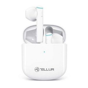 Casti in-ear Tellur Aura, bluetooth, alb