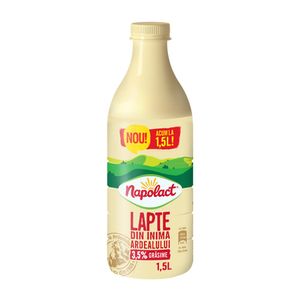Lapte de vaca Napolact, 3.5% grasime, 1.5 l