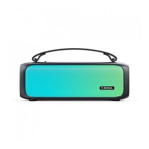 Boxa portabila E-BODA The Vibe 110, Bluetooth, USB, Radio FM, RGB, negru