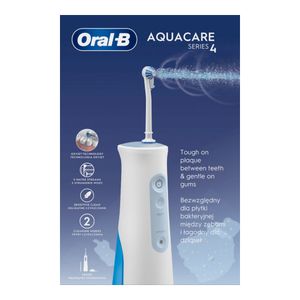 Irigator bucal Oral-B Aqua Care, 2 trepte de intensitate, 1 capat, Alb