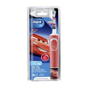 Periuta de dinti electrica Oral-B Kids Cars, 1 capat, rosu