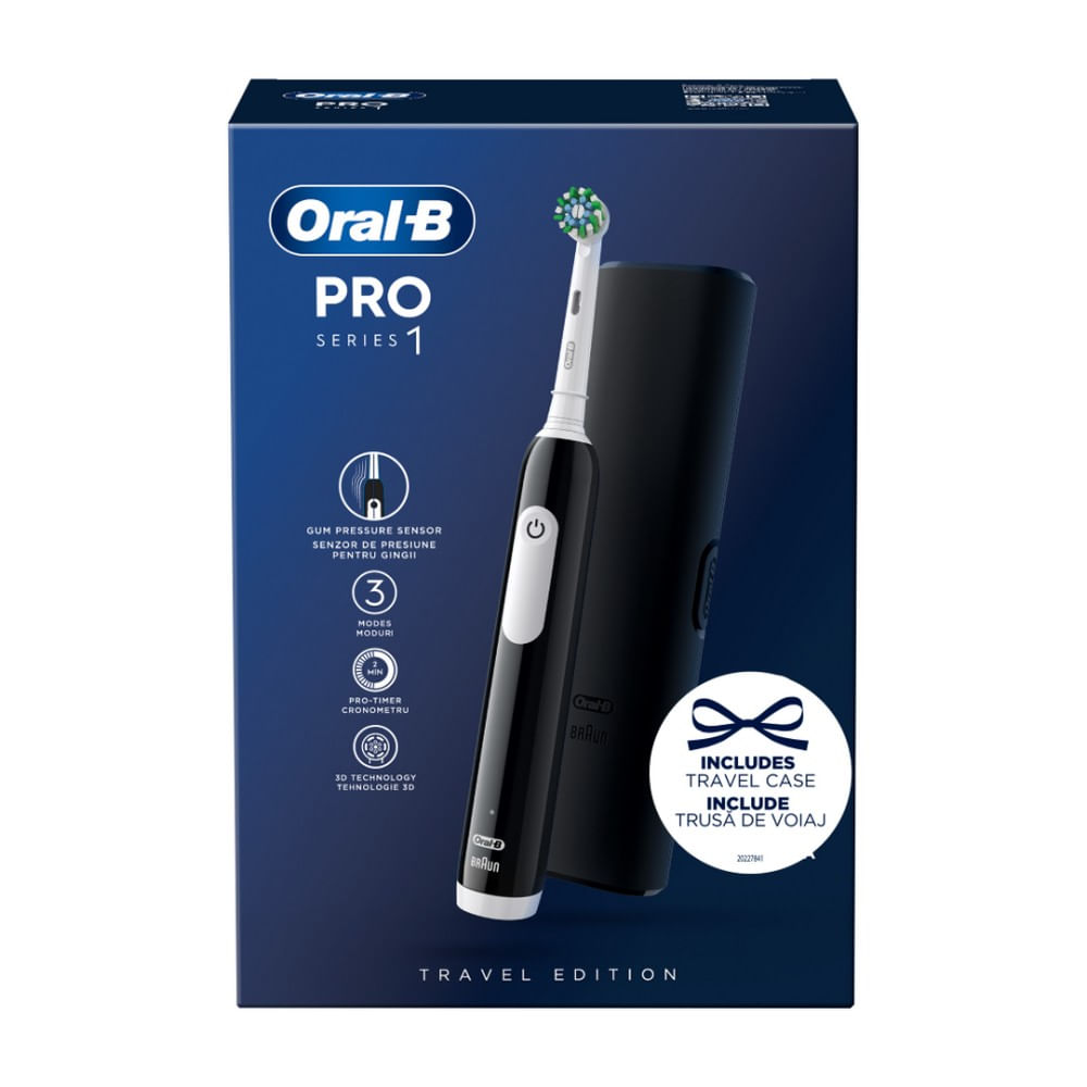 Periuta De Dinti Electrica Oral-B Pro 1, Curatare 3D, 3 Programe, 1 ...