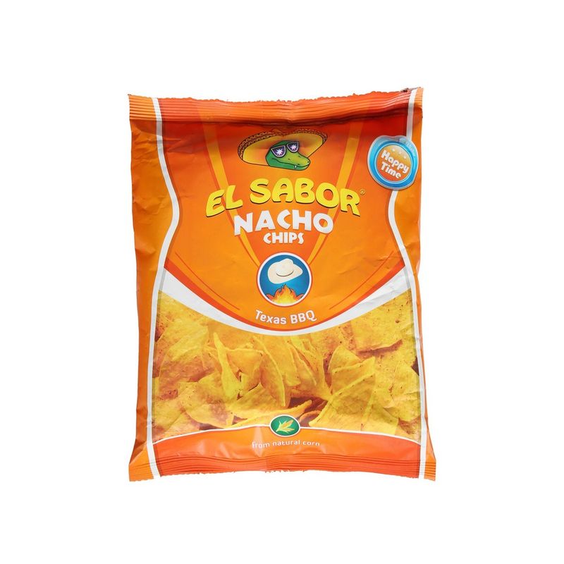 El Sabor | Tortilla chips El Sabor Texas BBQ, 100 g Auchan Online