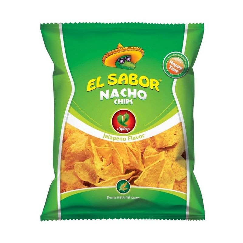 El Sabor Tortilla chips El Sabor Jalapeno, 100 g Auchan Online