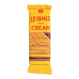 Biscuiti cu crema de ciocolata Leibniz, 38 g