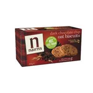 Biscuiti din ovaz integral cu ciocolata Nairn's, 200 g